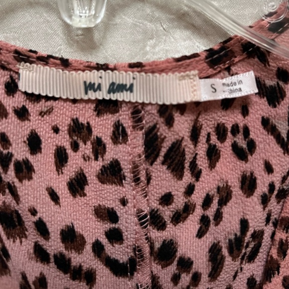 Miami Leopard Print Pink Wrap Top - Picture 6 of 8